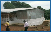 The school being built in Kenema.